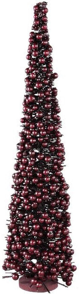 PTMD Decoratieve Kerstbal Calliope - 16x16x70 cm - Schuim - Rood