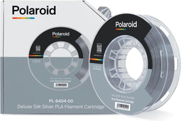 3D Filament Polaroid PLA Universal 250g Deluxe Zijde zilver