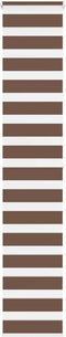 vidaXL - Zebra - rolgordijn - 45x200 - cm - stofbreedte - 40,9 - cm - polyester - bruin