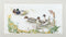 Thea Gouverneur - Borduurpakket met telpatroon - 2064A - Voorgesorteerde DMC Garens - Eenden - Aida - 64 cm x 34 cm - DIY Kit