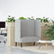 vidaXL - Hoge - Rug - Sofa - Cloud - Grijs - 109x56x121 - cm