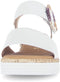Gabor 62.706.50 - Dames Sandalen - Verstelbare band met siergesp - Wit - Maat 38.5