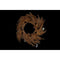Kerstkroon DKD Home Decor Bloem (2 Stuks) (60 x 5 x 60 cm)