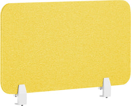 Beliani WALLY - Bureauscherm - Geel - Kunststof