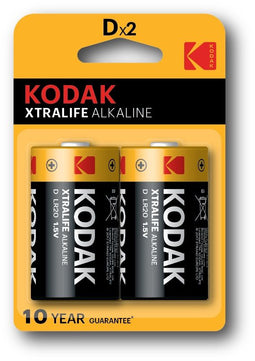 Kodak KDXLR20PB2 - Alkaline Batterijen - 1.5 V - Pack van 2 (2 stuks)