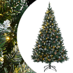 vidaXL - Kunstkerstboom - met - 300 - LED's - 240 - cm