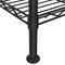 vidaXL Opbergrek 5-laags 250 kg 90x35x180 cm zwart