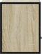 vidaXL - Nachtkastje - wandgemonteerd - 40x31x39,5 - cm - sonoma - eikenkleurig