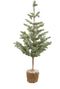 PTMD Finn Kunstkerstboom - H102 x Ø60 cm - PE/mos - Groen