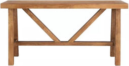 DTP Home Console Monastery,76x150x40 cm, 6 cm top with envelope, recycled teakwood