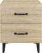vidaXL - Nachtkastjes - 2 - st - 40x35x47,5 - cm - sonoma - eikenkleurig