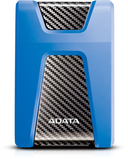 Adata DashDrive Durable HD650 - Externe Harddisk 1TB - Schokdempende coating - Blauw