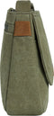 Travelon Heritage - Anti-diefstal Saddle Crossbody Tas - RFID snijbestendige band vergrendelbare ritsen - Sage