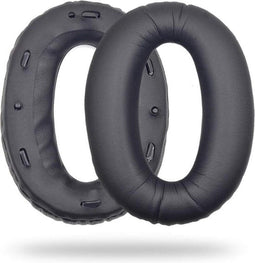 Oorkussens Geschikt Voor Sony WH1000XM2 & MDR-1000X - 2 Stuks - Vervangende Koptelefoon Earpads - Zacht Schuim - Eiwitleer - Zwart