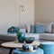 Atmooz - Vloerlamp Thika - Goud Brons - Staande Lamp - Stalamp - Woonkamer - Goud Brons - Hoogte 162cm - Metaal