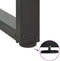 vidaXL - Console - tafelpoten - 2st - T-vormig - 38x25x(72-73)cm - staal - antraciet