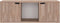 vidaXL - Tv-meubel - 88,5x27,5x30,5 - cm - bewerkt - hout - grijs - sonoma - eiken
