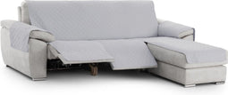 Hoes voor chaise longue met korte armleuning rechts Eysa MONTBLANC Grijs 100 x 110 x 240 cm