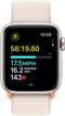 Apple Watch SE (2023) - Smartwatch - GPS - 40mm - Geweven sportbandje Beige