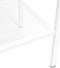 vidaXL - Ladder - boekenkast - 4 - schappen - metaal - wit