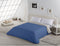 Noorse hoes Alexandra House Living Blauw 180 x 220 cm