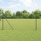 vidaXL - Euro - Heck - Grijs - 1x25 - m - Staal