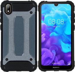 iMoshion Hoesje Geschikt voor Huawei Y5 (2019) Hoesje - iMoshion Rugged Xtreme Backcover - Blauw
