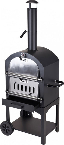 ProGarden Barbecue pizzaoven zwart
