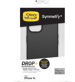 Otterbox Symmetry+ - Hoesje voor iPhone 14/iPhone 13 - MagSafe schokbestendig antimicrobieel zwart