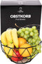 Chefarone Fruitschaal Zwart - Fruitmand - Groentemand - broodmand - Metaal & Hout