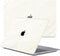 Lunso Geschikt voor MacBook Pro 13 inch M1/M2 (2020-2022) cover hoes - case - Creamy Vibes