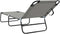 vidaXL - Opvouwbare - Ligbed - 2 - stuks - Draagbaar - Grijs - 600D - Oxford - Voortent