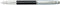 Sheaffer vulpen - 100 E9313 - M - glossy black barrel brushed chrome cap nickel plated - SF-E0931353