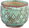 PTMD Jiske Bloempot - 14 x 14 x 12 cm - Terracotta - Groen