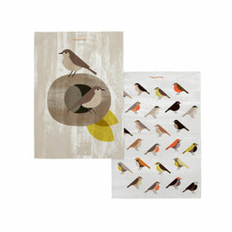Happy Friday Tea towel (2 pc) Nest 70x50 cm Multicolor