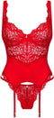 Obsessive - Amor Cherris Korset en String - Rood