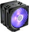 Cooler Master Hyper 212 RGB Black Edition - CPU Koeler - Direct Contact Technologie 4 Heatpipes - Zwart