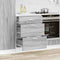 vidaXL - Keuken - onderkast - Lyon - bewerkt - hout - grijs - sonoma - eikenkleur