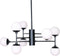 Plafondlamp DKD Home Decor Kristal Zwart (76.2 x 76.2 x 40.64 cm)