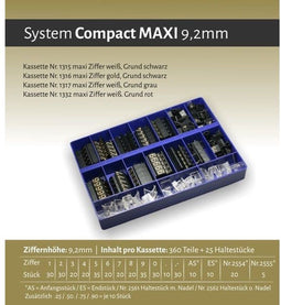 Prijscassette Compact Maxi 1317 grijswit