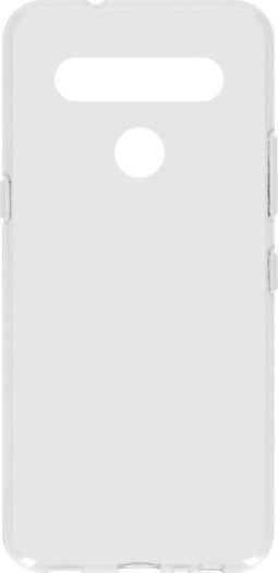 Hoesje Siliconen Geschikt voor LG K61 - Softcase Backcover smartphone - Transparant