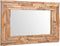 vidaXL - Decoratieve - spiegel - rechthoekig - 90x60 - cm - teakhout