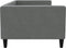 vidaXL - Slaapbank - 90x200 - cm - stof - donkergrijs