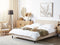 FITOU - Tweepersoonsbed - Beige - 160 x 200 cm - Polyester