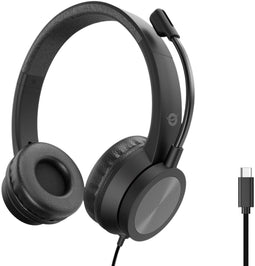Conceptronic POLONA05BC - Oordopjes met microfoon - USB-C - Zwart (2 m)