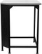 Cozze® Corner Table - Hoektafel Buitenkeuken - Roestvrijstalen Werkblad 705x705 mm - Zwart