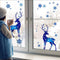 Kerstraamdecoratie, herbruikbaar, raamfoto's, Kerstmis, sneeuwvlokken, kerstdecoratie, winterdecoratie, raamdecoratie, sneeuwvlokken, kerstraamdecoratie