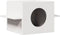 vidaXL - Kattenhuis - 51x35x30 - cm - massief - grenenhout - wit