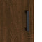 vidaXL - Dressoir - 69,5x34x90 - cm - bewerkt - hout - bruin - eikenkleur