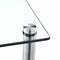 vidaXL - Kastje - 4-laags - 40x40x100 - cm - gehard - glas - transparant